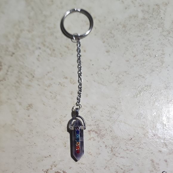 Multicolor Crystal  Keychain - Picture 1 of 3